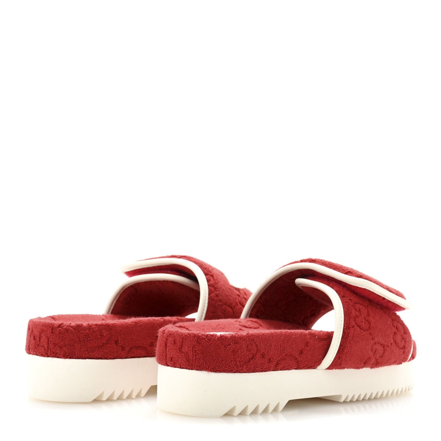 Oraia Archive | Terry Cloth GG Monogram - Platform Sandal Edition