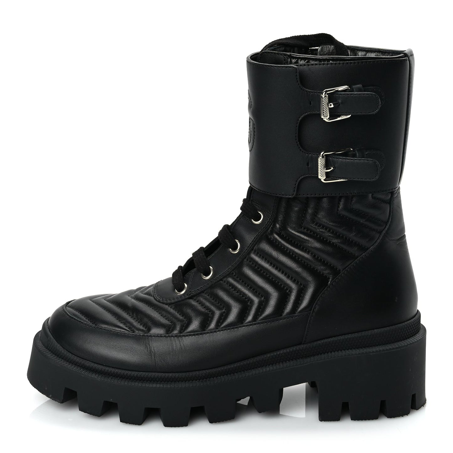 Oraia Archive | Nappa GG Matelasse Platform - Combat Boot Edition