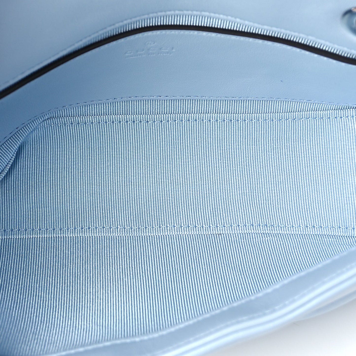 Gucci Lambskin Matelasse Small GG Marmont Shoulder Bag  Porcelain Light Blue