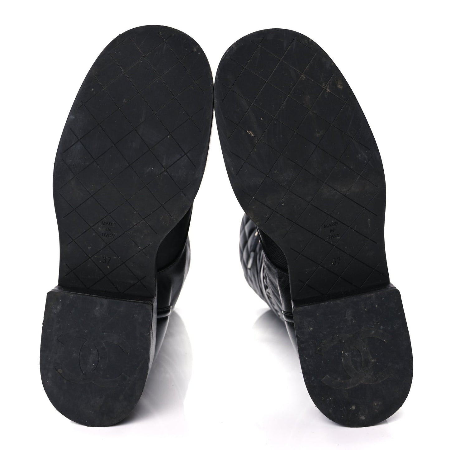 Oraia Archive | Lambskin Quilted Lace Up - Combat Boot Edition