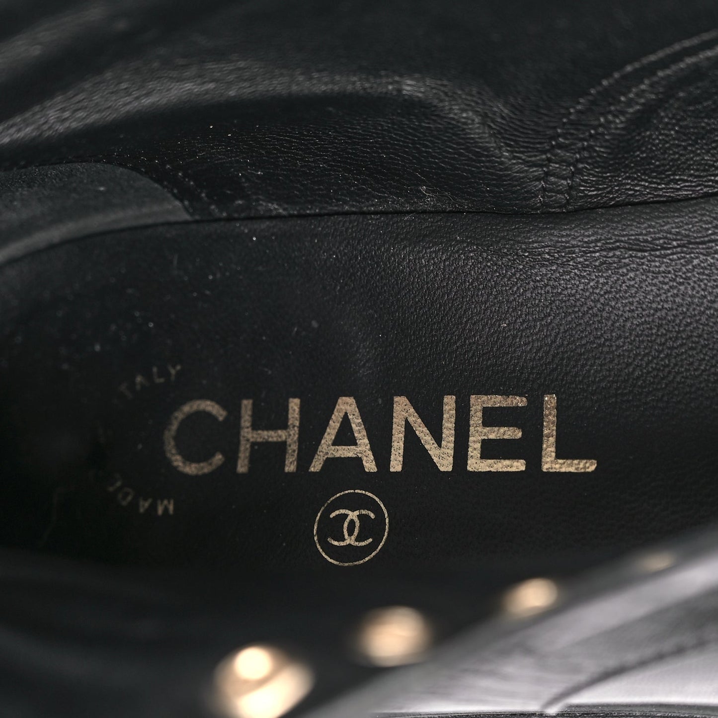 Oraia Archive | Lambskin Quilted Lace Up - Combat Boot Edition