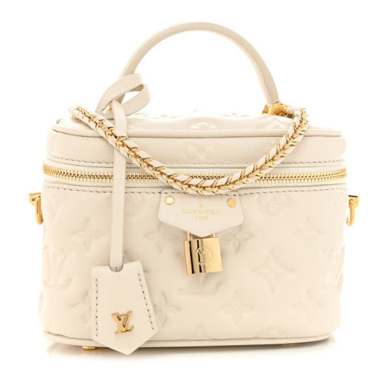 Oraia Archive | Lambskin Embossed Monogram - Coussin Vanity Edition